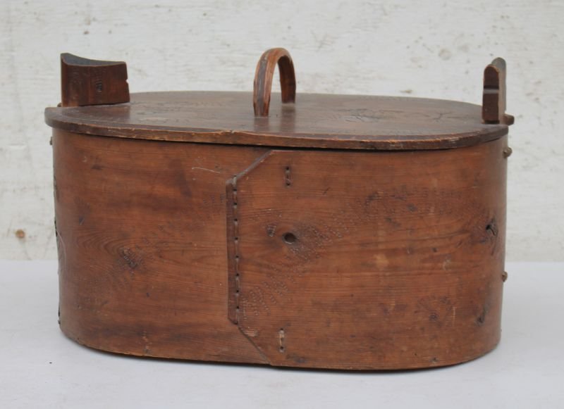 Fine antique wedding box - probably Scandinavian - 17": Fine antique wedding box - probably Scandinavian - 17" wide x 10" tall x 10 1/2" deep