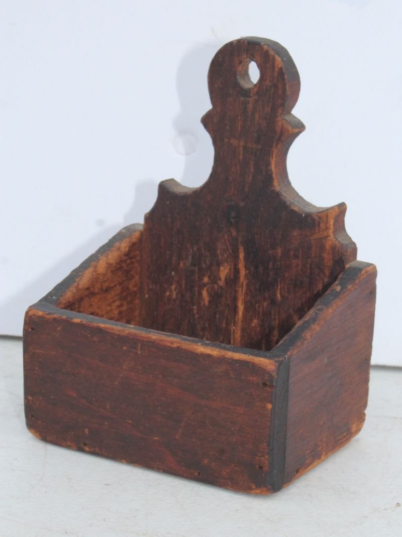 very rare & wonderful ca 1750 QA miniature pine carved (1 of 3)