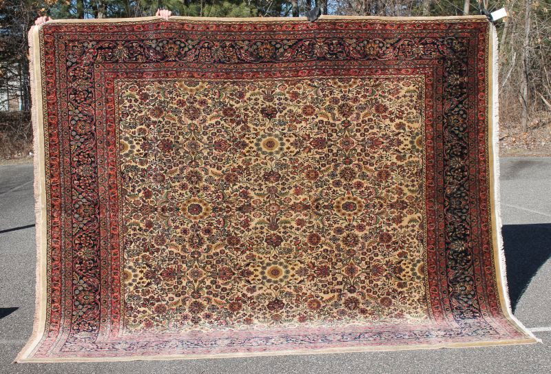 Fine 8'x9'7" Qum Oriental rm size rug (1 of 1)