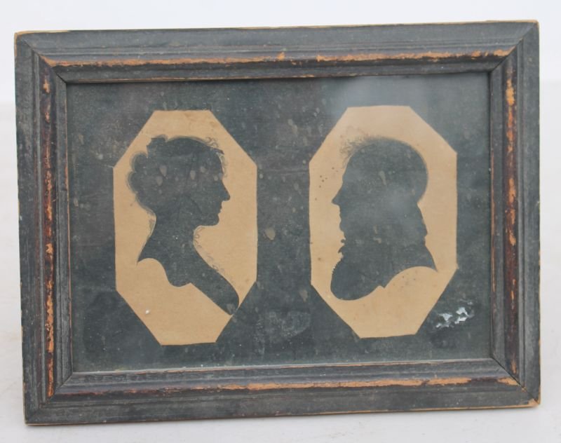 Wonderful early 19thC husband & wife hollow cut (1 of 5)