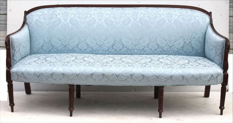 Period Sheraton ca 1800-1815 Philadelphia carved mahog (1 of 2)