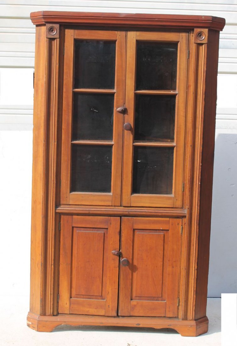 Very nice ca 1760 CT cherry & pine Chippendale period (1 of 3)