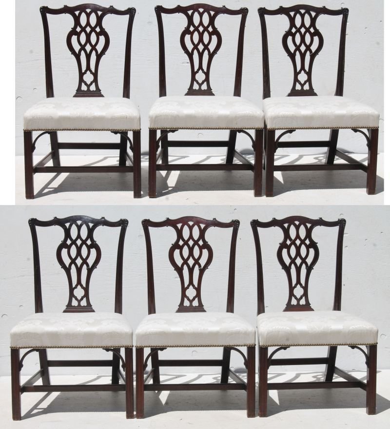 Beautiful set of 6 Philadelphia Chippendale ca (1 of 5)