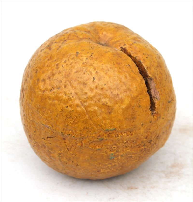 early to mid 19thC PA excellent redware well textured (1 of 2)