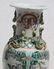 Pr of Chinese multi-color hand ptd scenic 17" porcelain - 2