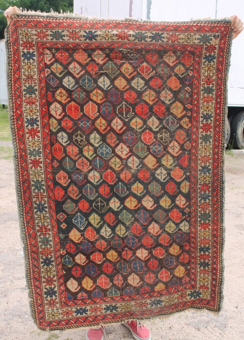 3'7"x5'4" Antique Oriental area rug (1 of 1)