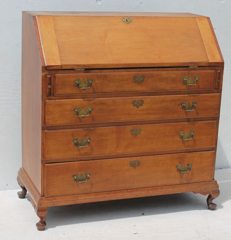 Very rare, early form QA ca 1760's maple & pine NH (1 of 3)