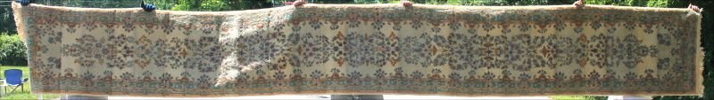2'7"x19'6" semi-antique Persian Kirman stair runner - (1 of 1)