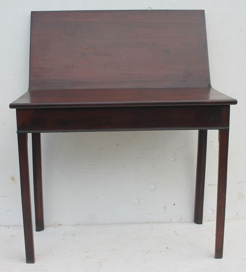 rare Chippendale period 18thC mahog card table - 28 (1 of 3)