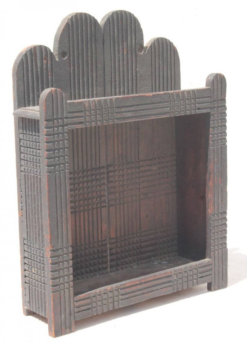 ca 1820 PA hard pine & walnut wonderful sm orig dry (1 of 2)