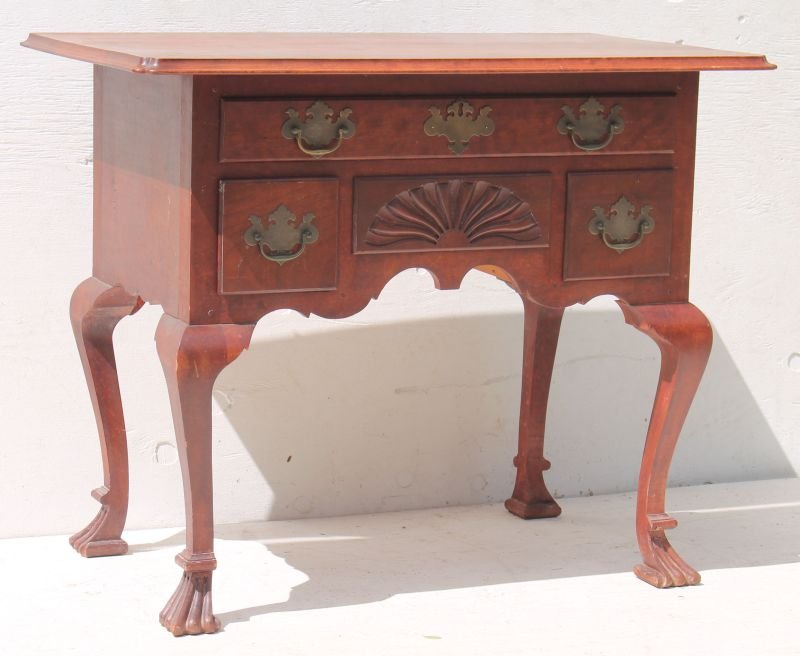 fine form antique bench made QA style PA form maple (1 of 8)