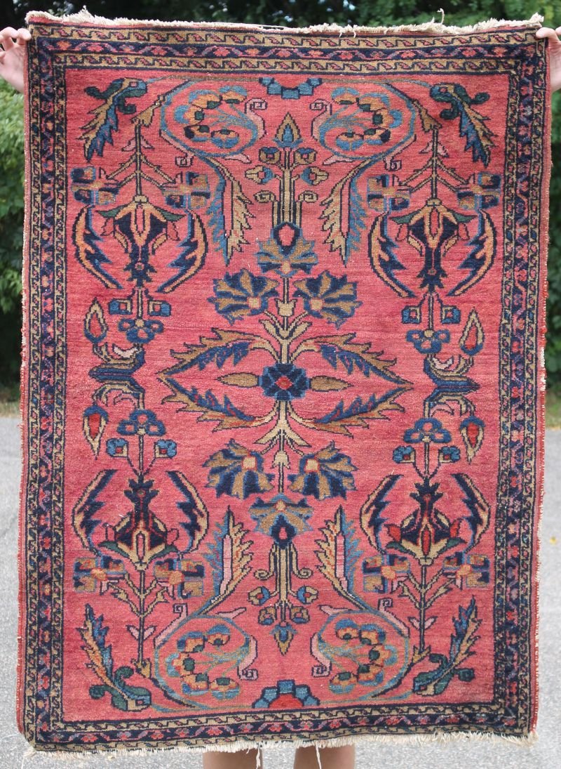 3'5"x4'9" antique Sarouk Oriental area rug (1 of 1)