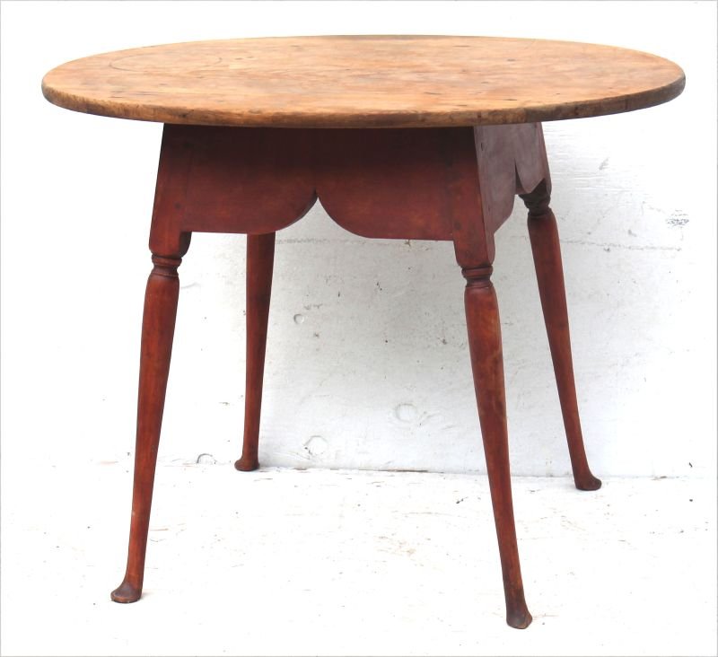 Very fine period QA ca 1740 North Shore MA or Southern (1 of 4)