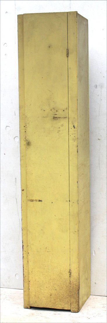 18thC old yellow paint over orig powder blue chimney (1 of 4)