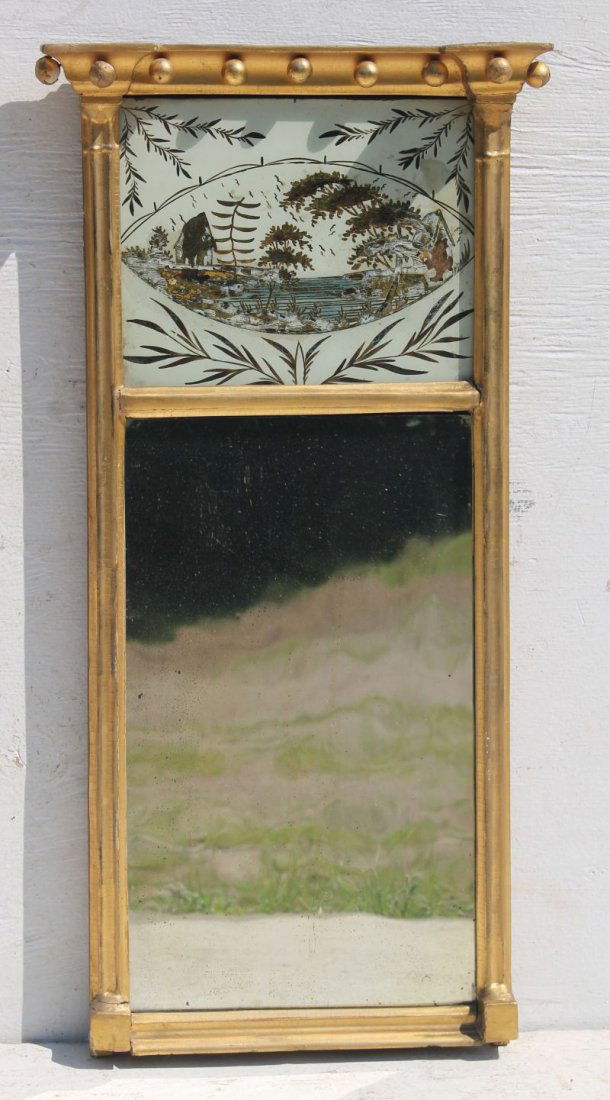 period Sheraton ca early 19thC carved & gilded 2 (1 of 4)