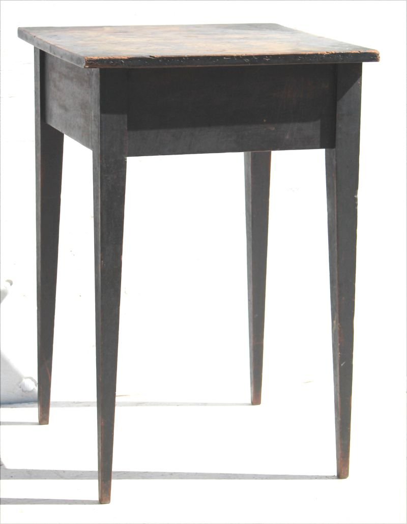 period Hepplewhite ca 1790-1810 tapered leg walnut or (1 of 3)