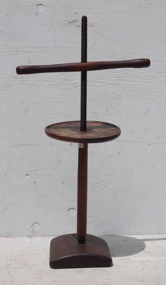 early form wooden carved screw top adjustable (1 of 4)