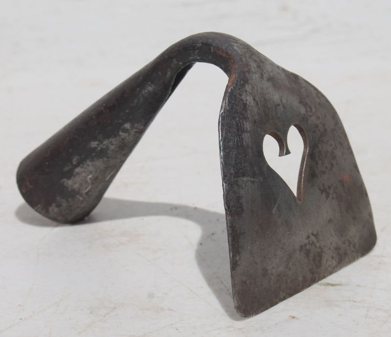 Great, probably PA early to mid 19thC wrought iron (1 of 5)