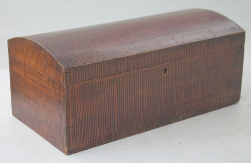 ca 1800 VT basswood vibrant umber & yellow tiger (1 of 4)