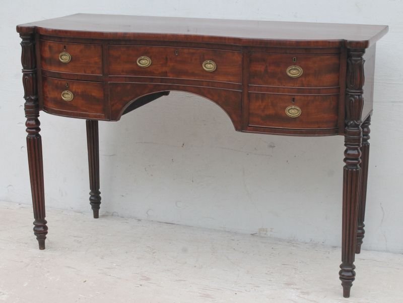 period Federal early 19thC Salem, MA reverse serpentine (1 of 3)