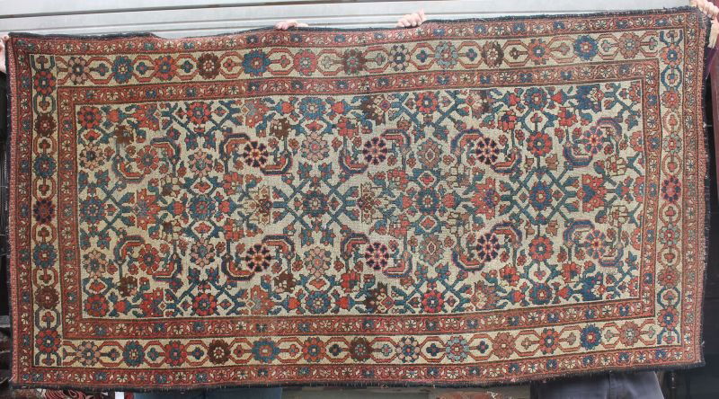 3'7"x7' antique Caucasian Oriental area rug - from the: 3'7"x7' antique Caucasian Oriental area rug - from the Museum Trustee collection