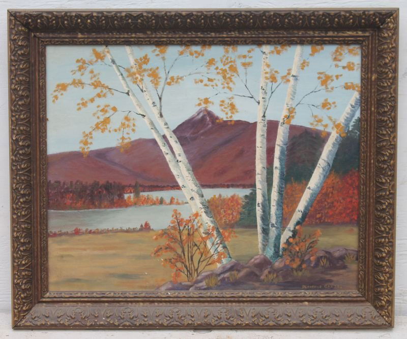 sgnd Florence Chase White Mountain School 16" x 20" (1 of 3)