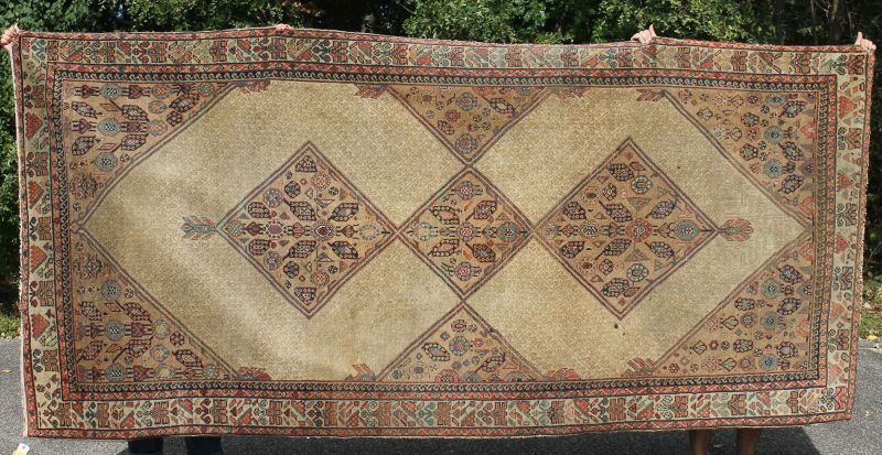 5'4"x11'9" antique Persian Malayer Oriental rm size rug (1 of 1)