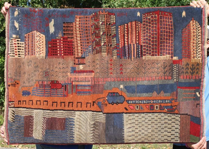 3'x5' rare Oriental Afghan War rug (1 of 1)