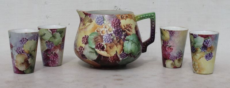 attrib Limoges ca turn of the century hand painted (1 of 2)