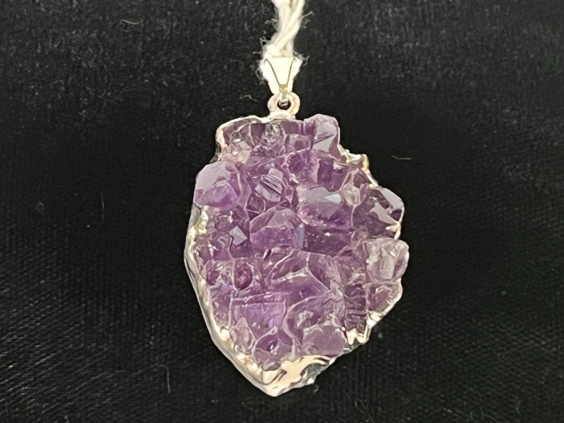 Amethyst Cluster Pendant (1 of 2)