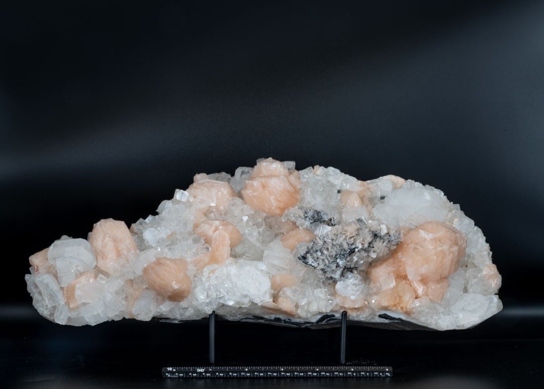 Apophyllite, Stilbite and Stellerite Cluster (1 of 3)