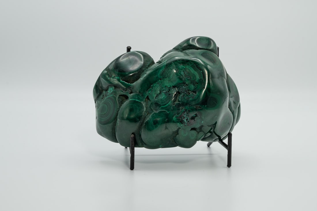 Polished Bullseye Malachite Specimen (1 of 5)