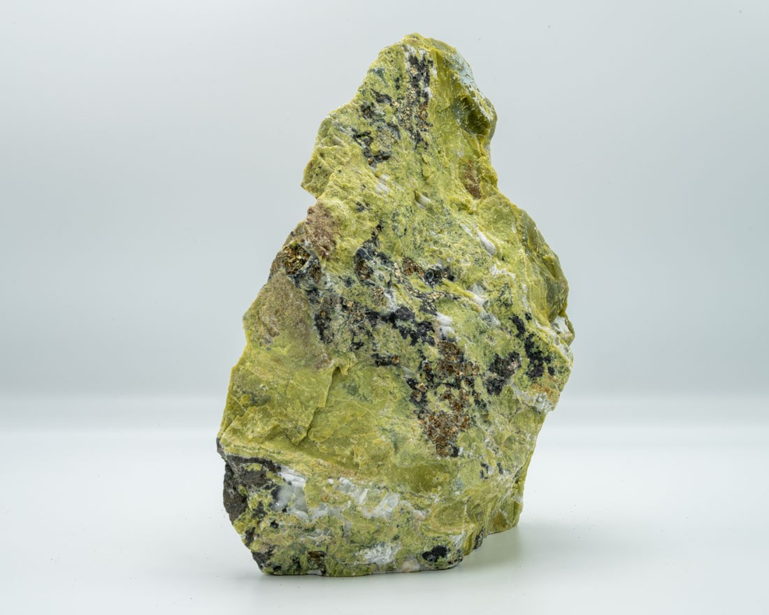 Yellow Serpentine and Pyrite Formation (1 of 4)