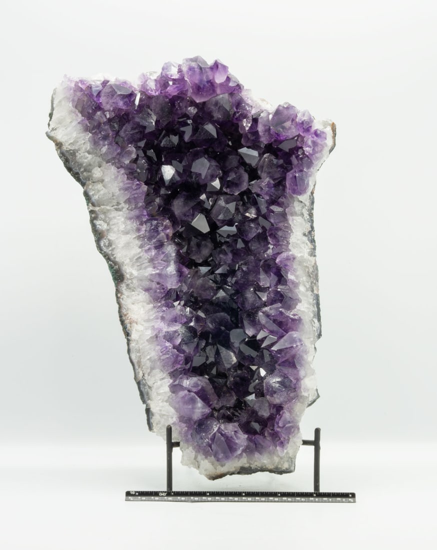 Exceptional Quality Dark Amethyst Crystal Cluster (1 of 3)
