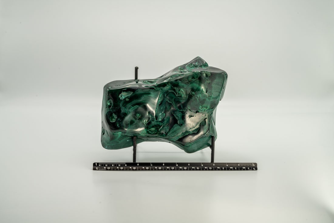 Polished Bullseye Malachite Specimen (1 of 2)