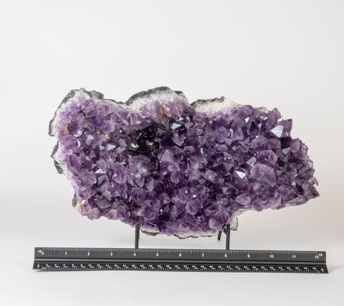 Exceptional Quality Dark Amethyst Crystal Cluster (1 of 3)