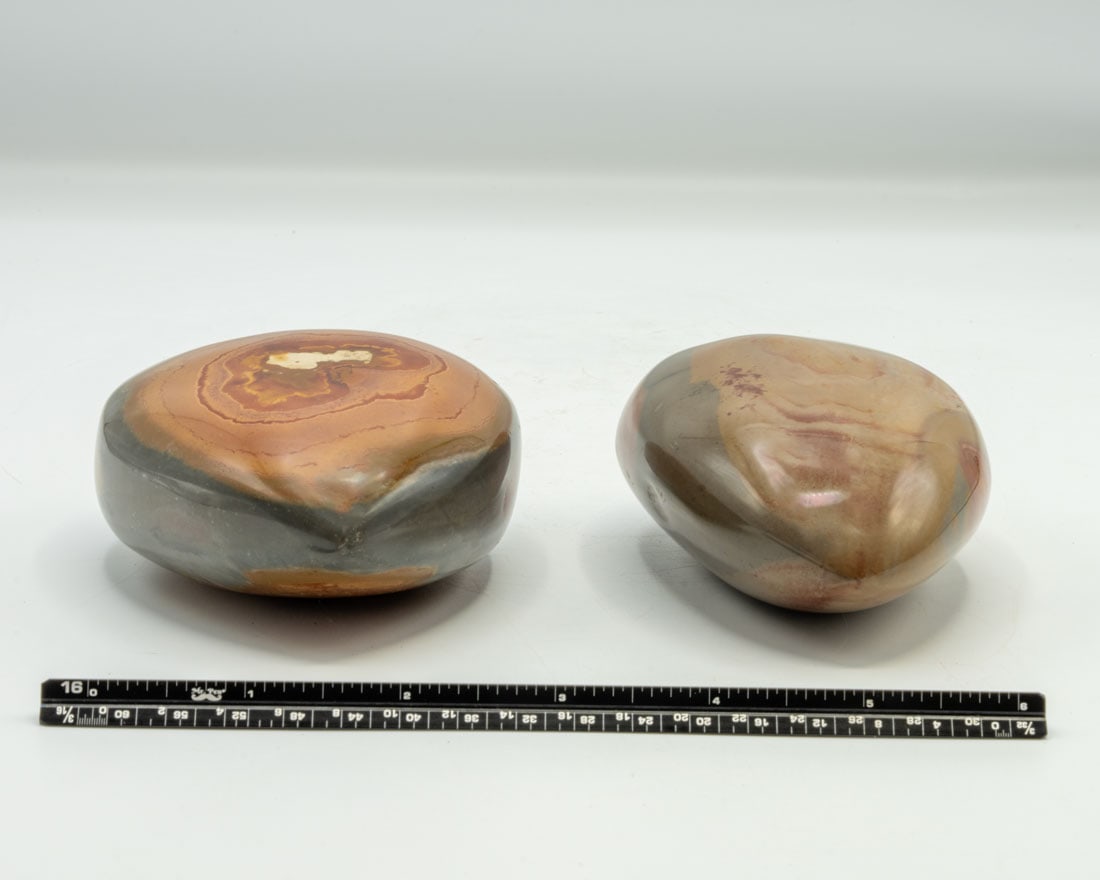 Two Polychrome Jasper Freeforms (1 of 2)