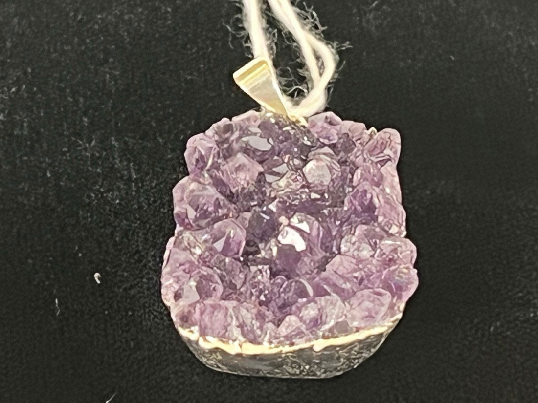 Amethyst Cluster Pendant (1 of 1)