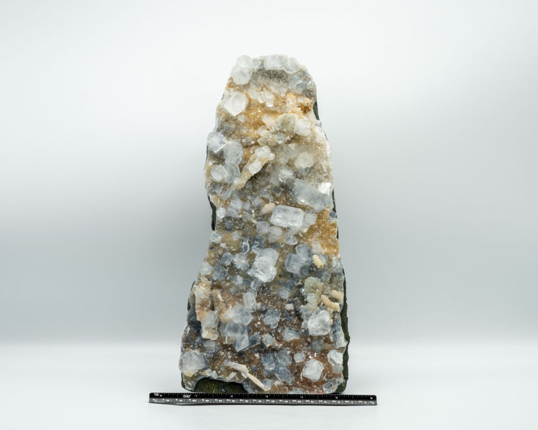 Fluoroapophyllite, Stilbite and Stellerite Cluster (1 of 4)