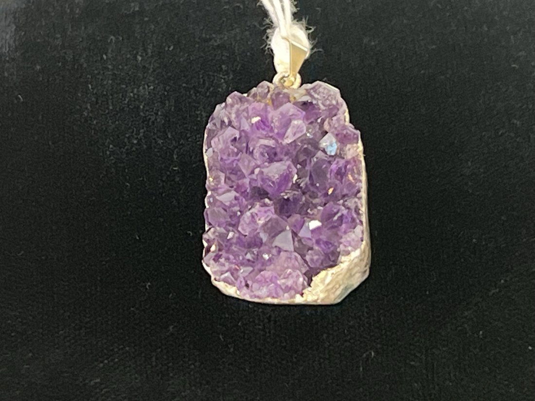 Amethyst Cluster Pendant (1 of 1)
