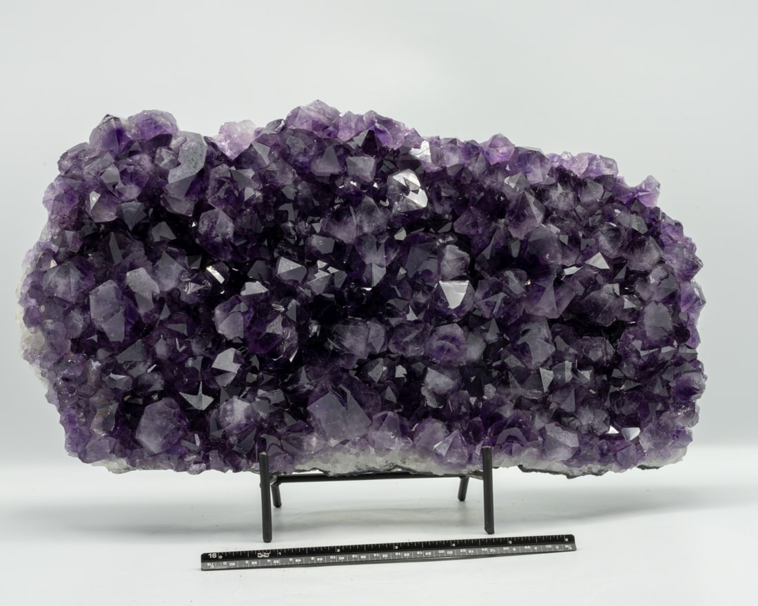 Exceptional Quality Amethyst Crystal Cluster (1 of 2)