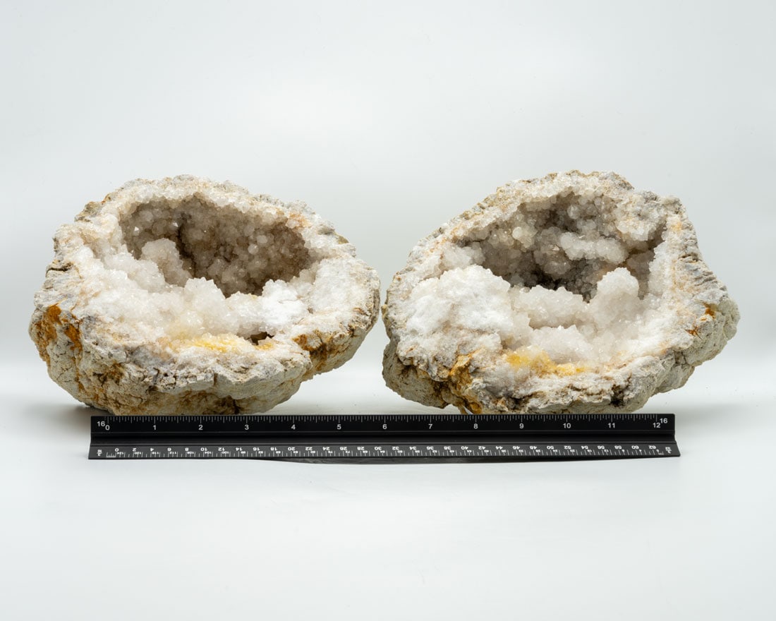 Large Keokuk Quartz Geode Pair (1 of 3)