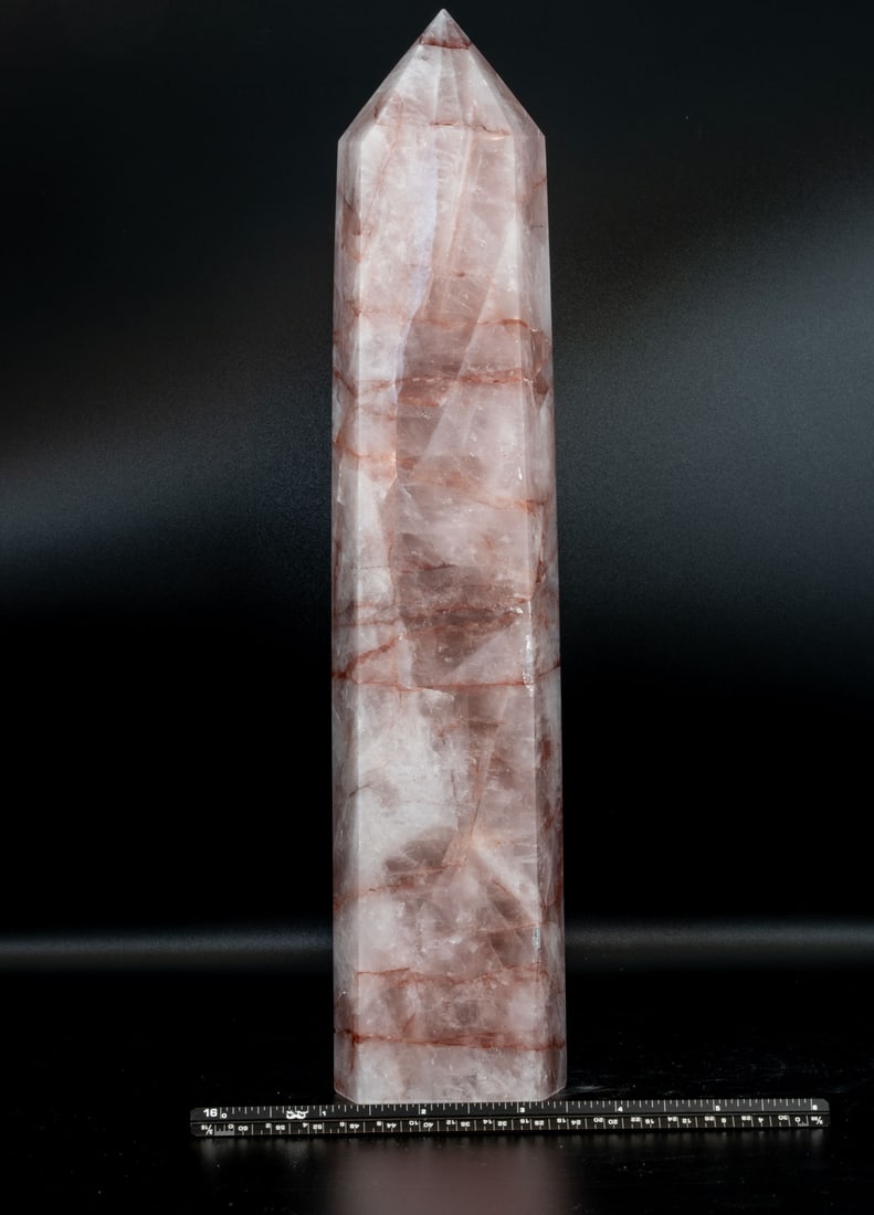 Quartz and Hematite Obelisk Tower (1 of 2)
