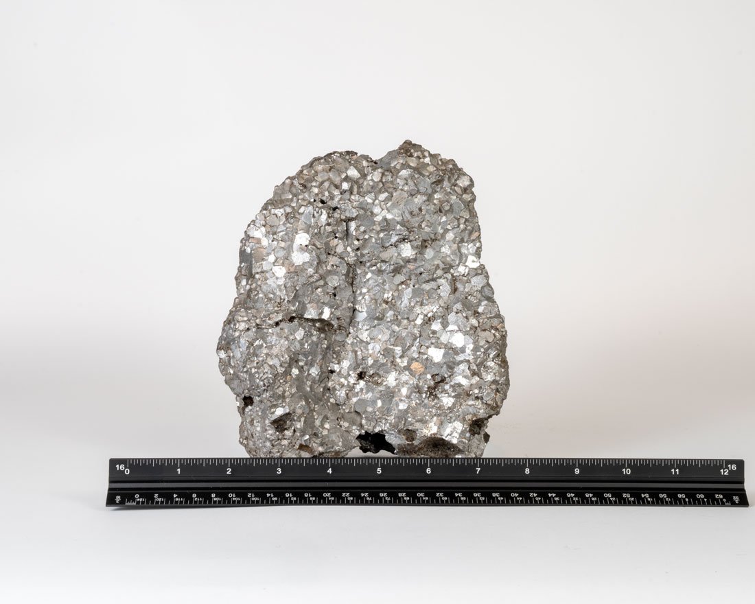 Large Galena Formation: Large, heavy galena formation. 7.25" x 6.5" x 3.5". 17 pounds.