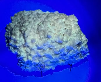 Ultra Fluorescent Cave Aragonite Specimen