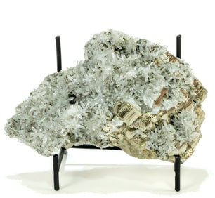 Stunning Pyrite and Quartz Formation