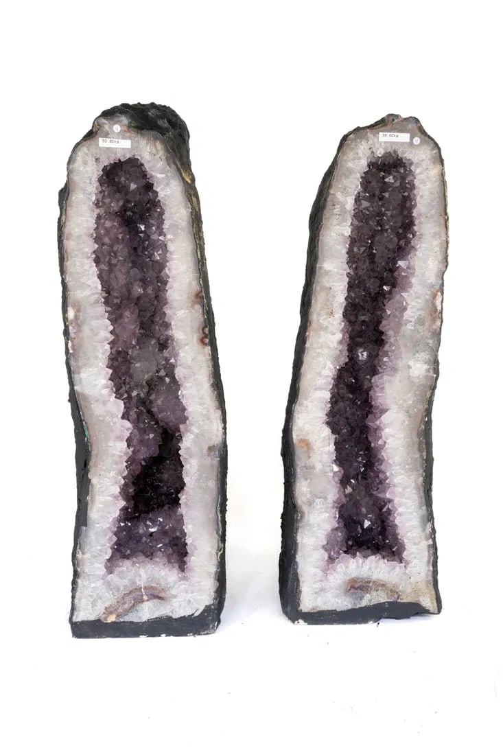 Huge Amethyst Cathedral Geode Pair (1 of 3)