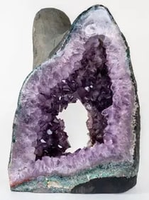 Double-Sided 80LB Amethyst Cathedral WIndow Geode