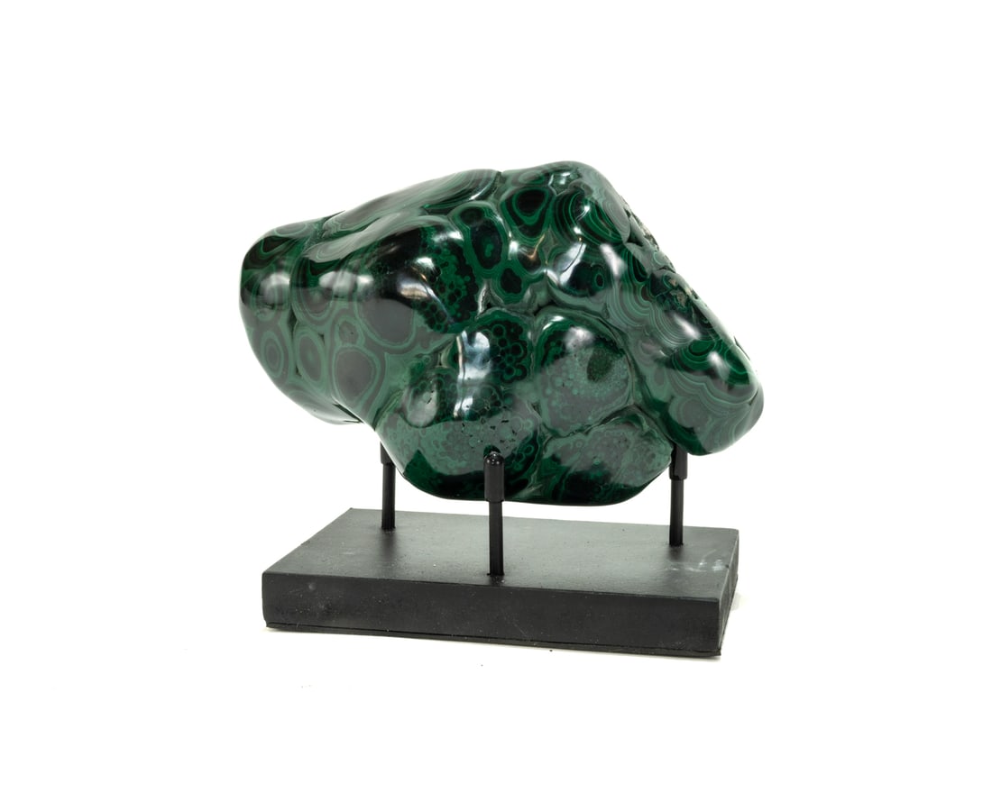 Outstanding Polished Bullseye Malachite Specimen (1 of 5)