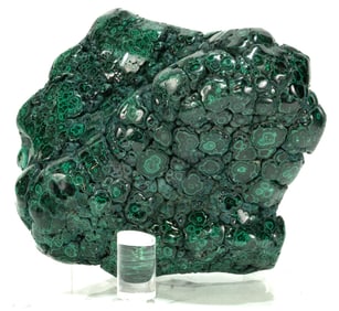 Huge Polished Bullseye Malachite Masterpiece
